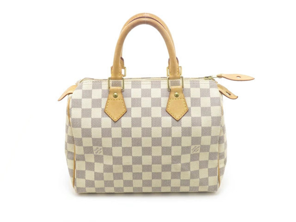 LOUIS VUITTON Speedy bag Damier Azur White